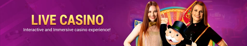 Live dealer hosting a Baccarat table at spinplus casino